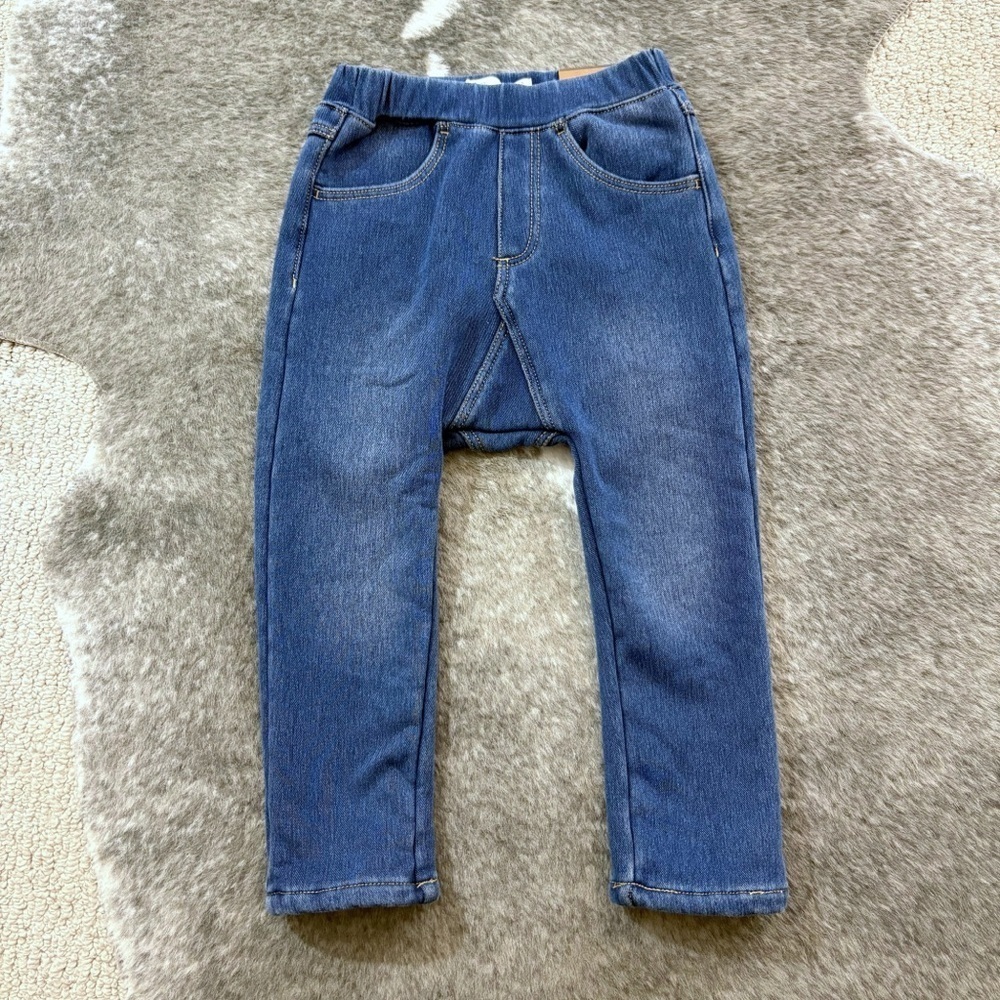 NWT Zara Kids Denim Jeggings - Picture 2 of 11